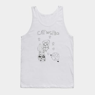 Cat in Space Tank Top